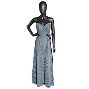 NWOT Slate Lace Sweetheart Neckline Formal Dress - Mori Lee